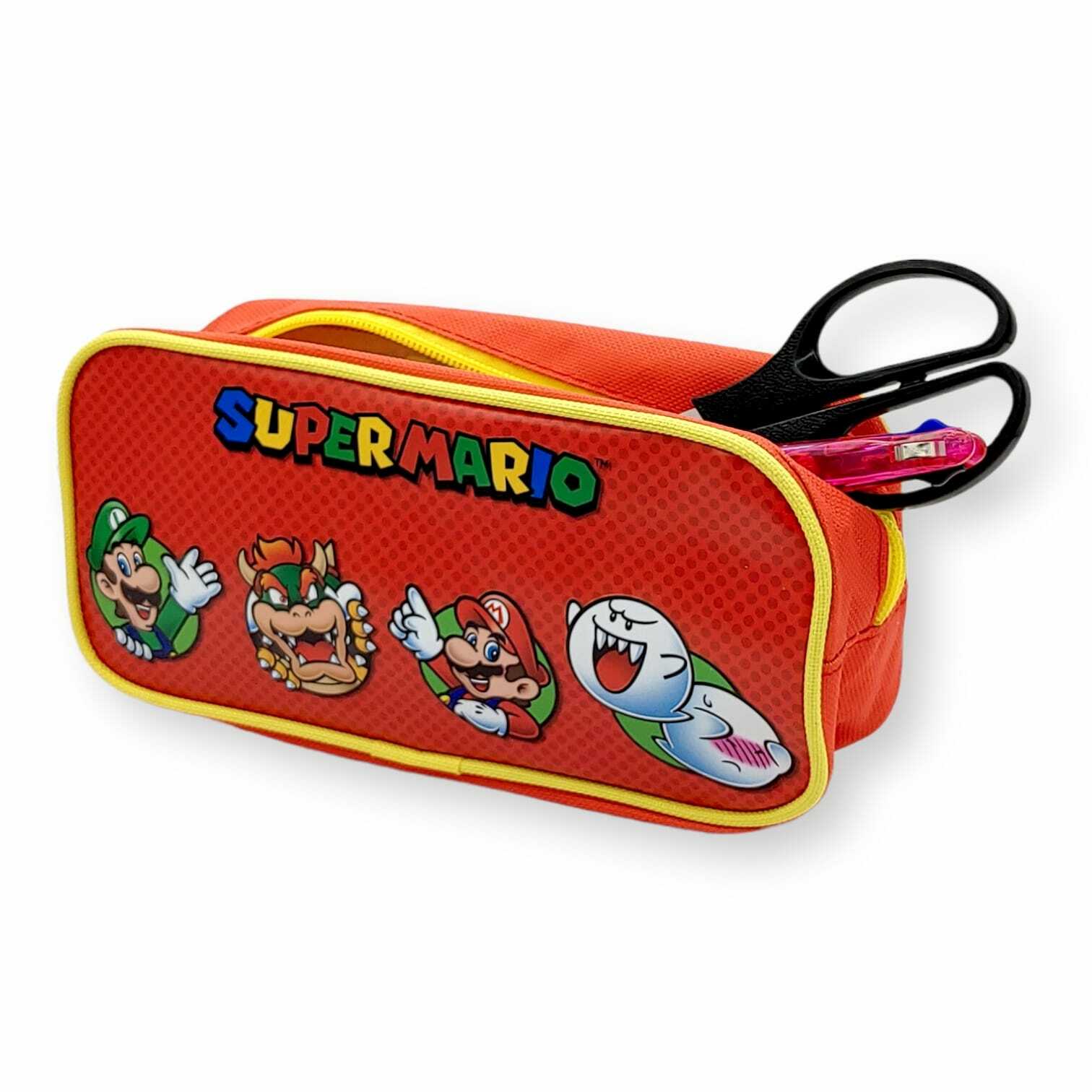 <任天堂>瑪利奧紅色筆袋