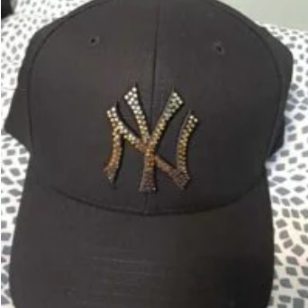 [S] MLB 3ACP0441N-50GOS RAINBOW BLING CAP,BLACK, 8809792292790 (SMLB21)