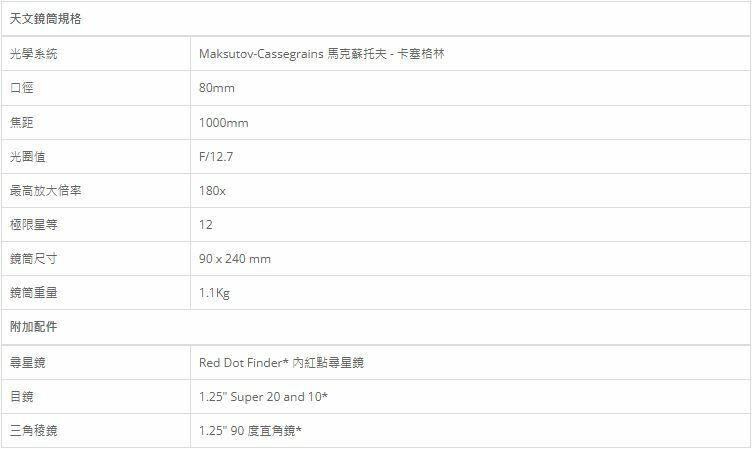 Sky-Watcher BK MAK 80