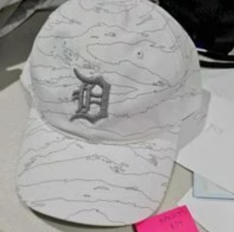 [S] MLB 32CPTB011-46W TIGER CAMO BASEBALL HAT,WHITE, 8809703577770 (SMLB27)