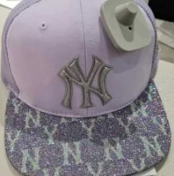 [S] MLB 72CPM3111-50V KIDS GLITTER FLAT GRIM CAP,PURPLE, 8809773580991 (SMLB34)