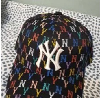 [S] MLB 32CPFM111-50L NEW YORK YANKEES RAINBOW LOGO CAP,BLACK, 8809735227124 (SMLB41)