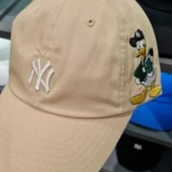 [S] MLB 3ACPD011NK0001-50BGS NEW YORK YANKEES DONALD DUCK CAP,BEIGE, 8809809378431 (SMLB44)