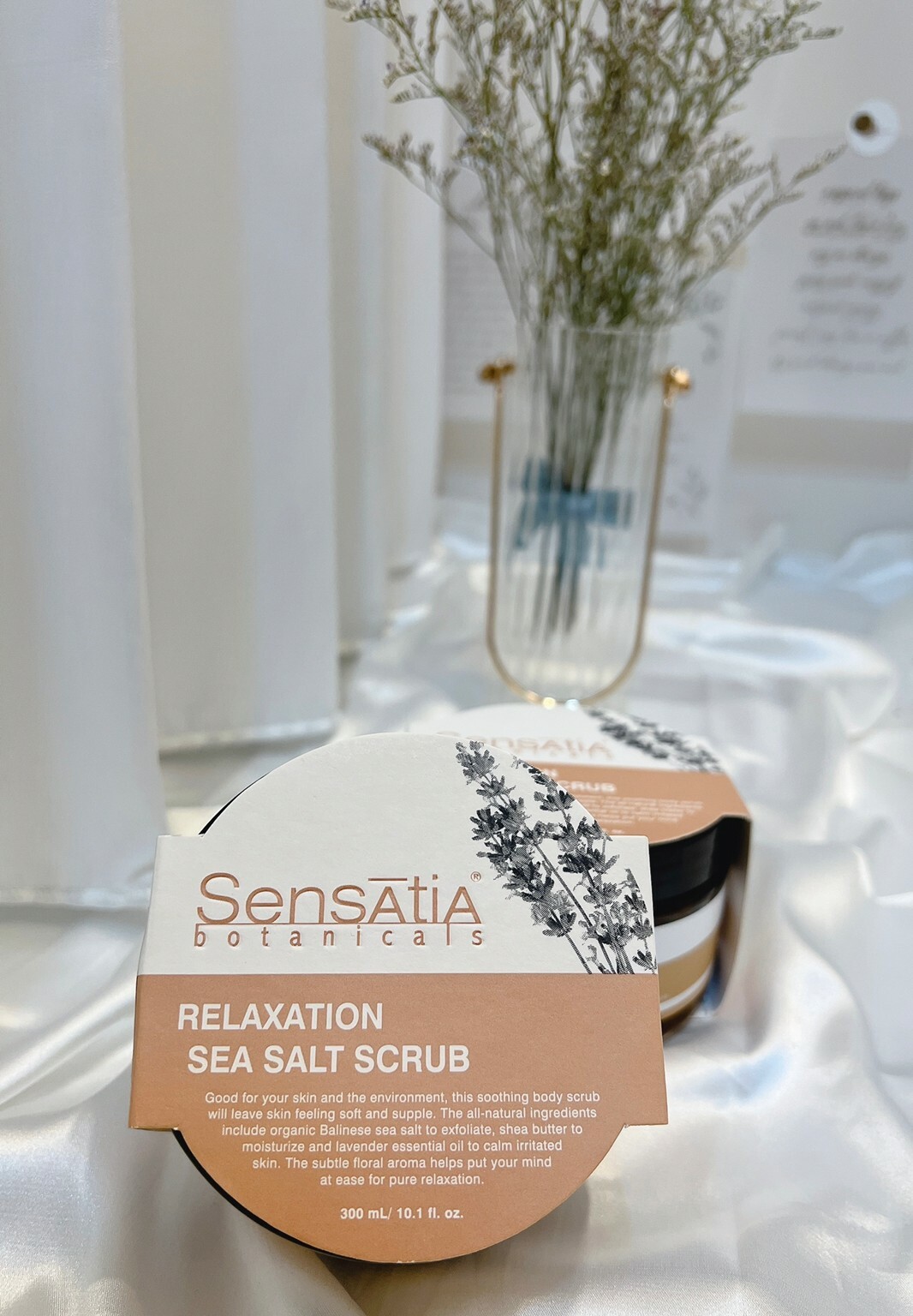 峇里島 Sensatia Botanicals 薰衣草海鹽放鬆身體去角質磨砂膏300ml