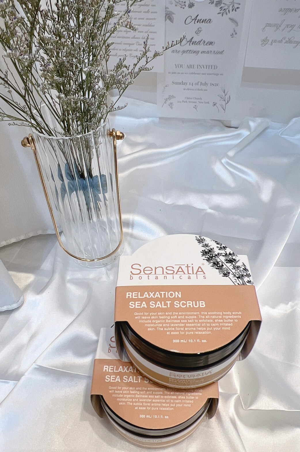 峇里島 Sensatia Botanicals 薰衣草海鹽放鬆身體去角質磨砂膏300ml