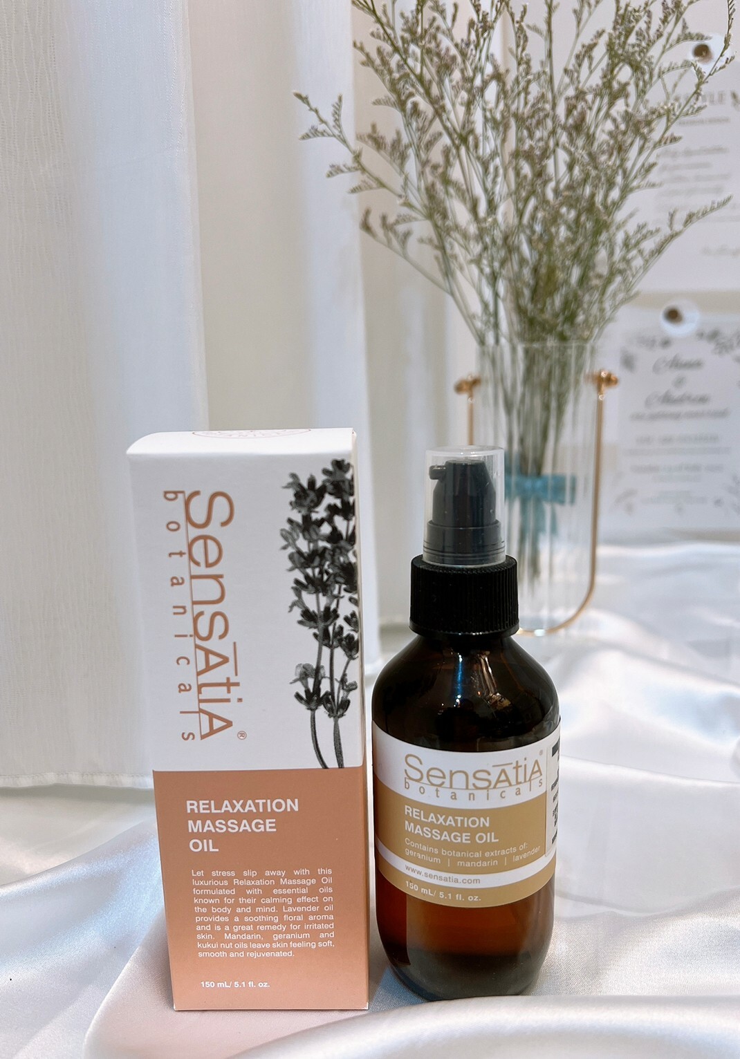 峇里島 Sensatia Botanicals Villa舒壓療癒SPA按摩油150ml