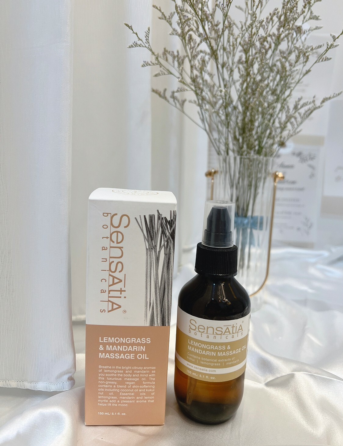 峇里島 Sensatia Botanicals 檸檬草柑橘SPA按摩油150ml