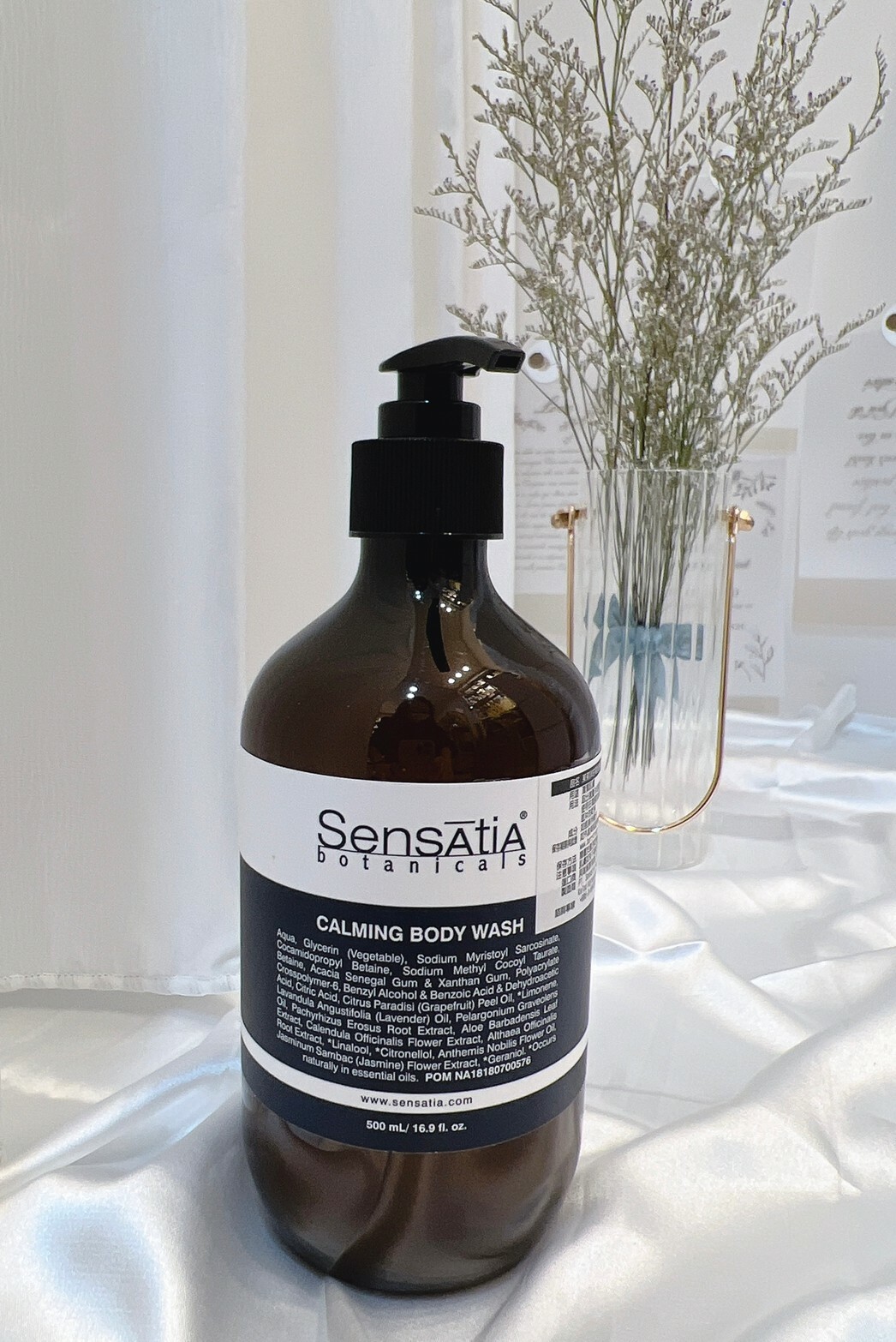 峇里島 Sensatia Botanicals 茉莉洋甘菊金盞花沐浴露500ml