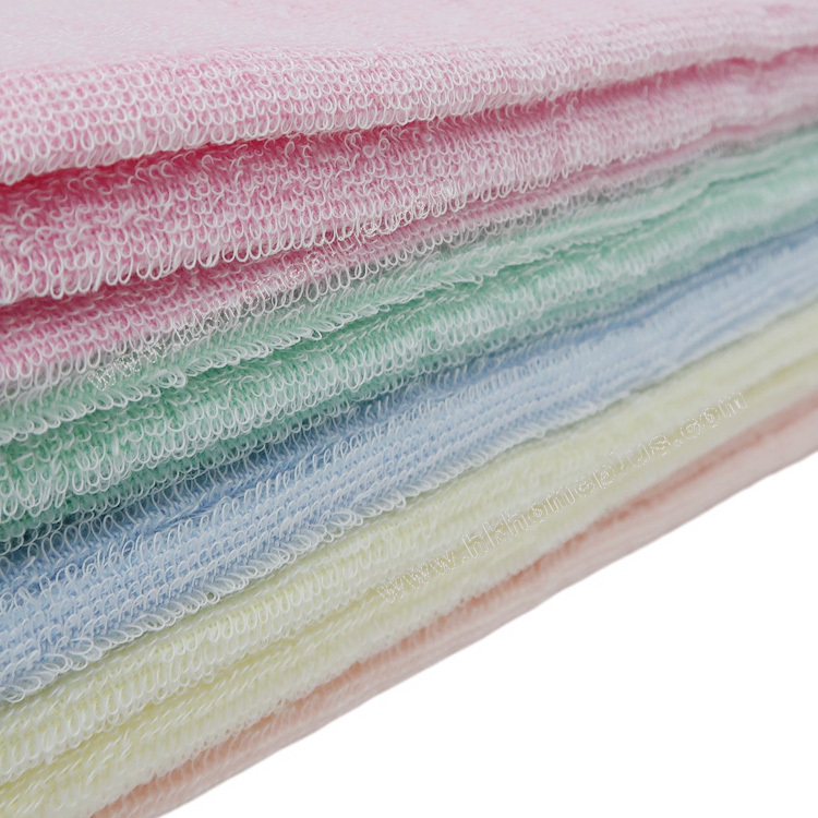 6條裝 雙船牌: 30支 純色線童巾 4363001