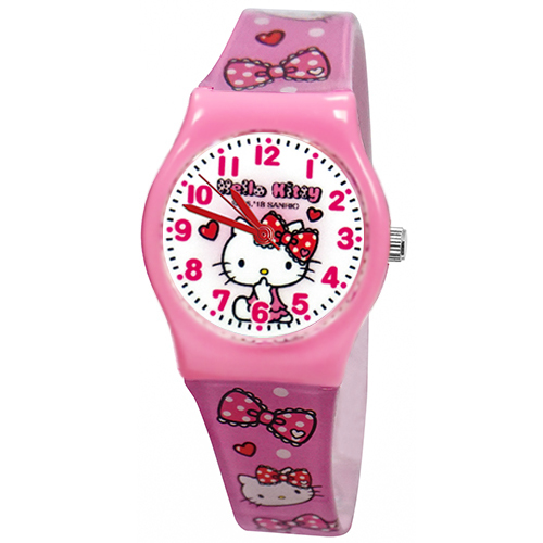 【三麗鷗】Hello Kitty凱蒂貓兒童卡通手錶 (4)