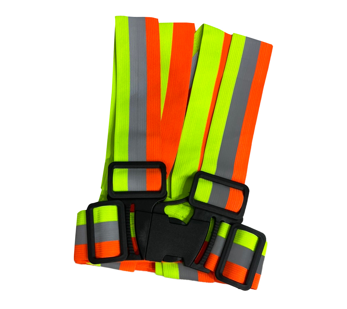 伸縮X型可調式反光背心(黃/橘/黃橘)