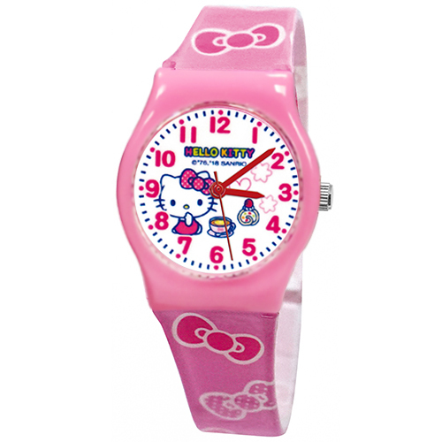 【三麗鷗】Hello Kitty凱蒂貓兒童卡通手錶 (8)