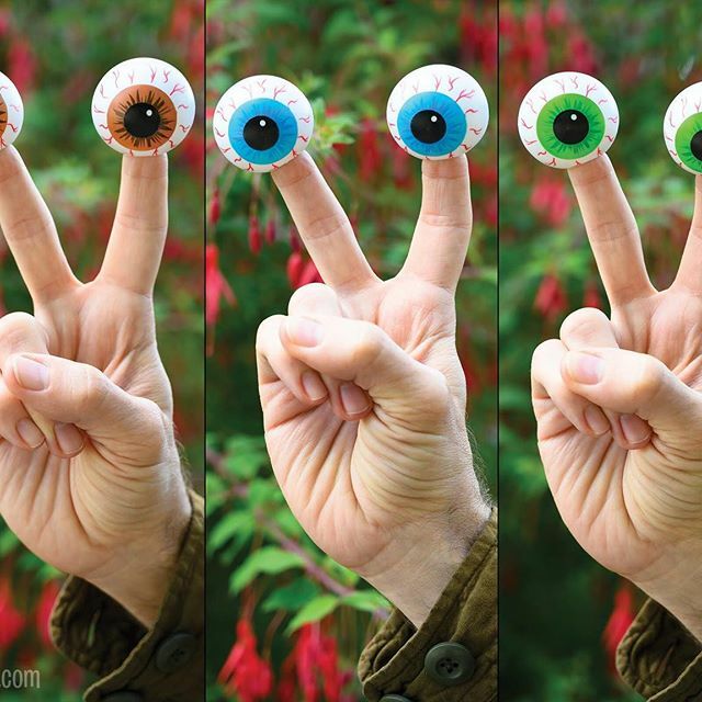 美國玩具品牌Archie McPhee 趣味眼球指套 Eyeball Finger Puppets
