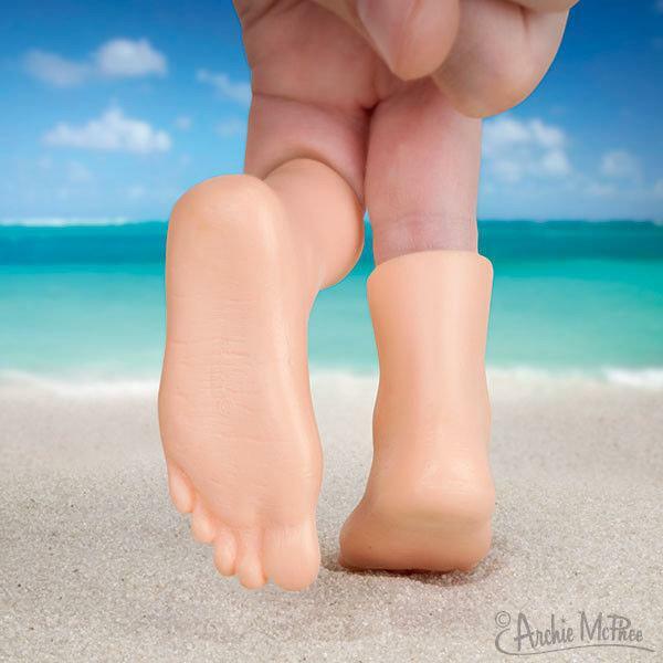 美國玩具品牌Archie McPhee 趣味小腳指套 Finger Feet🦶可挑款