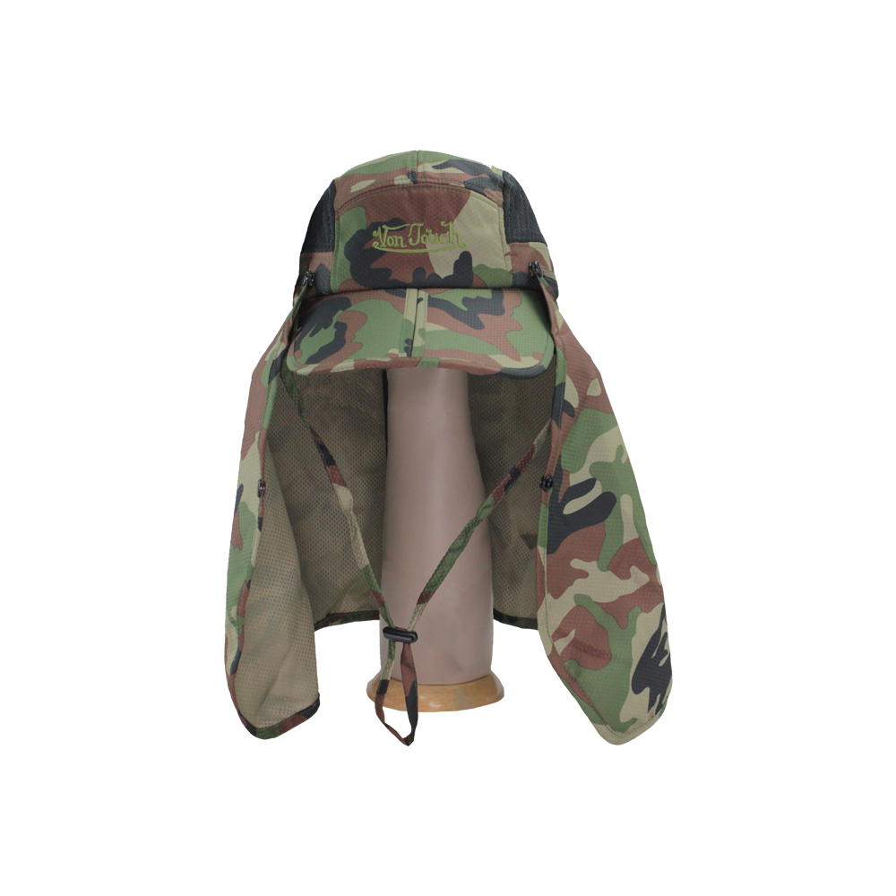 360°全方位於死角防曬。後頸防曬罩。登山舌帽MY791