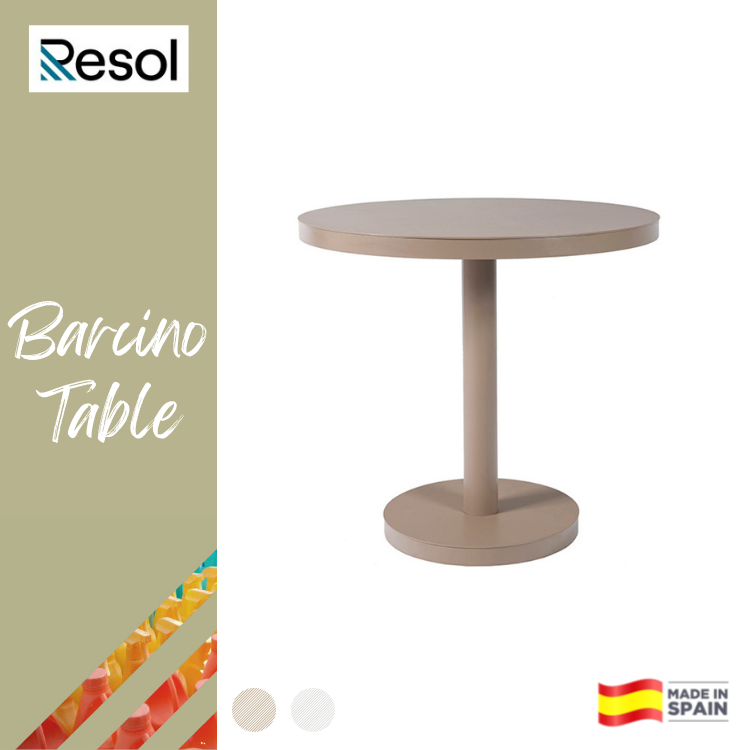 Barcino High Central Foot Table Ø60 - Resol