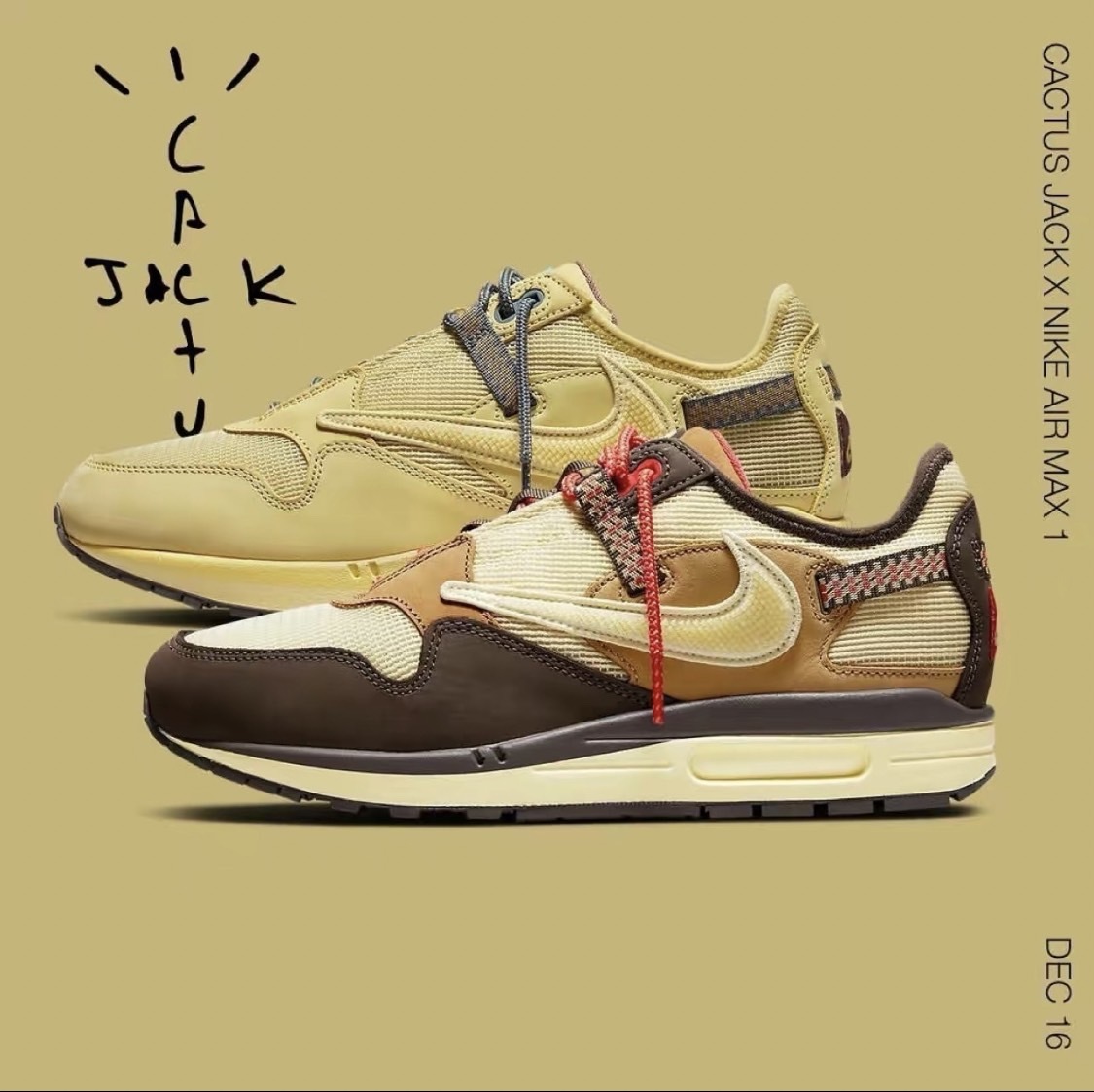 格安SALEスタート】 Air Scott×Nike Travis - NIKE Max 未開封 1