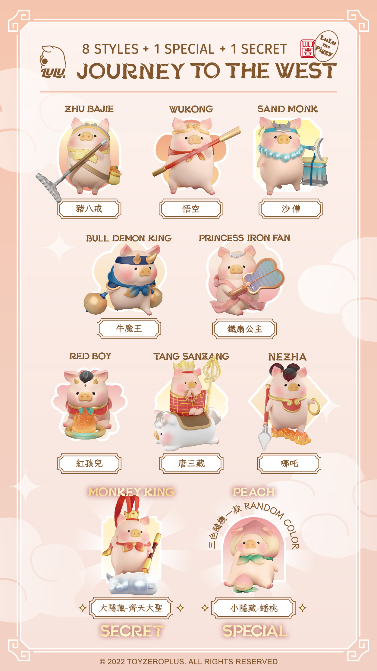 罐頭豬LuLu - 玩轉西遊系列(盲盒)