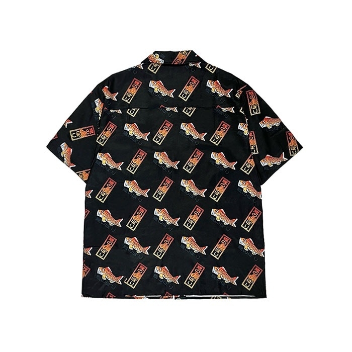 XCTRL 日本鯉幟黑-短袖襯衫