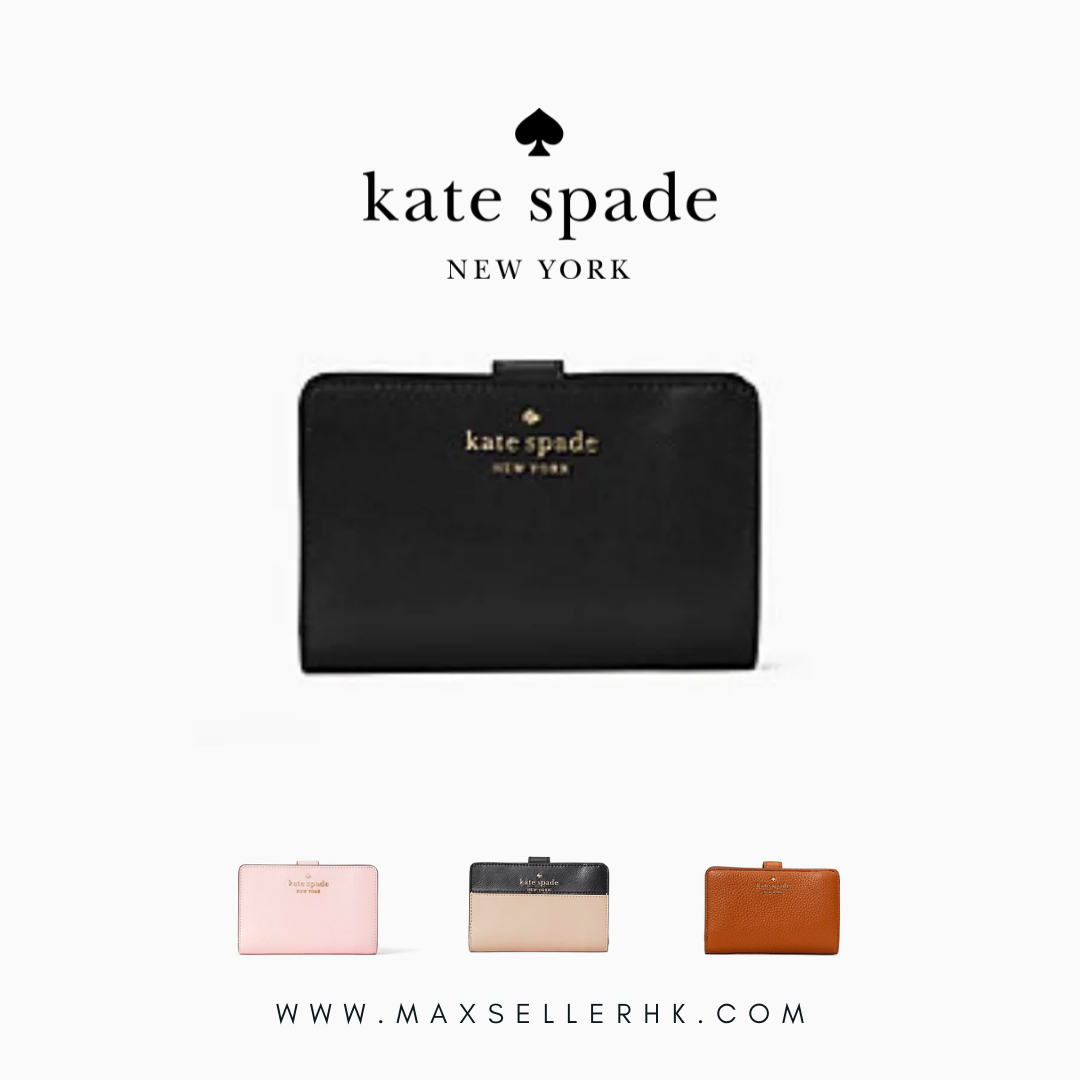 現貨｜4 色｜KATE SPADE 中長款銀包 | Staci Zip-around Medium Bifold Wallet
