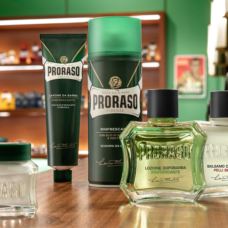 義大利 Proraso - 刮鬍膏（沁涼薄荷 / 綠標）