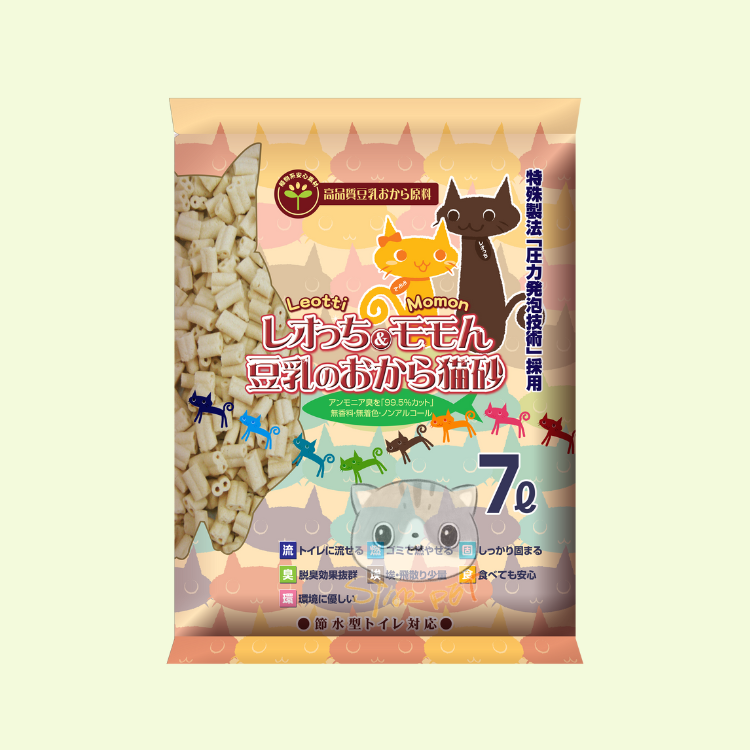 Leotti & Momon Double Pellet Cat Litter 7L x 6