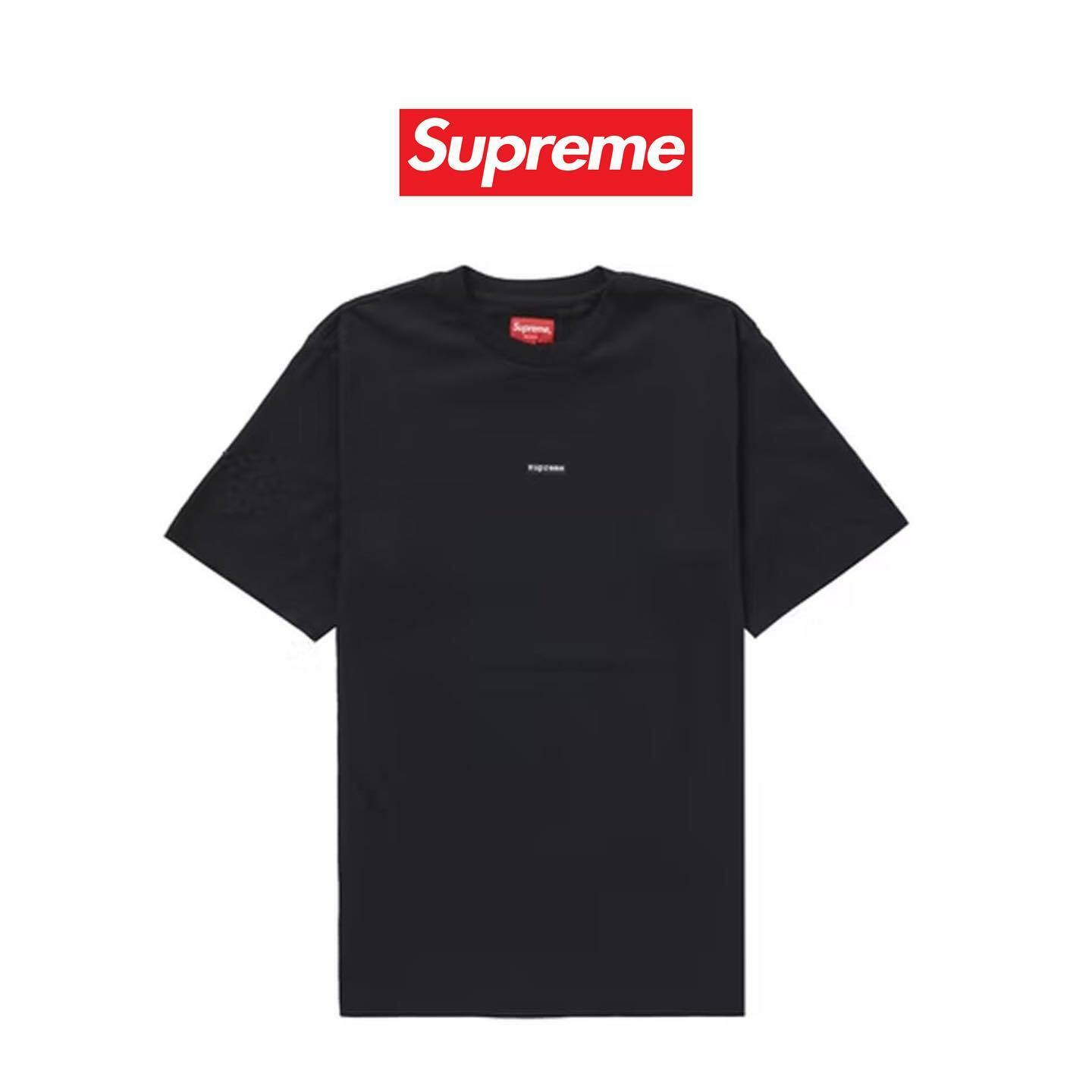 supreme typewriter s/s top 中間小logo 短T