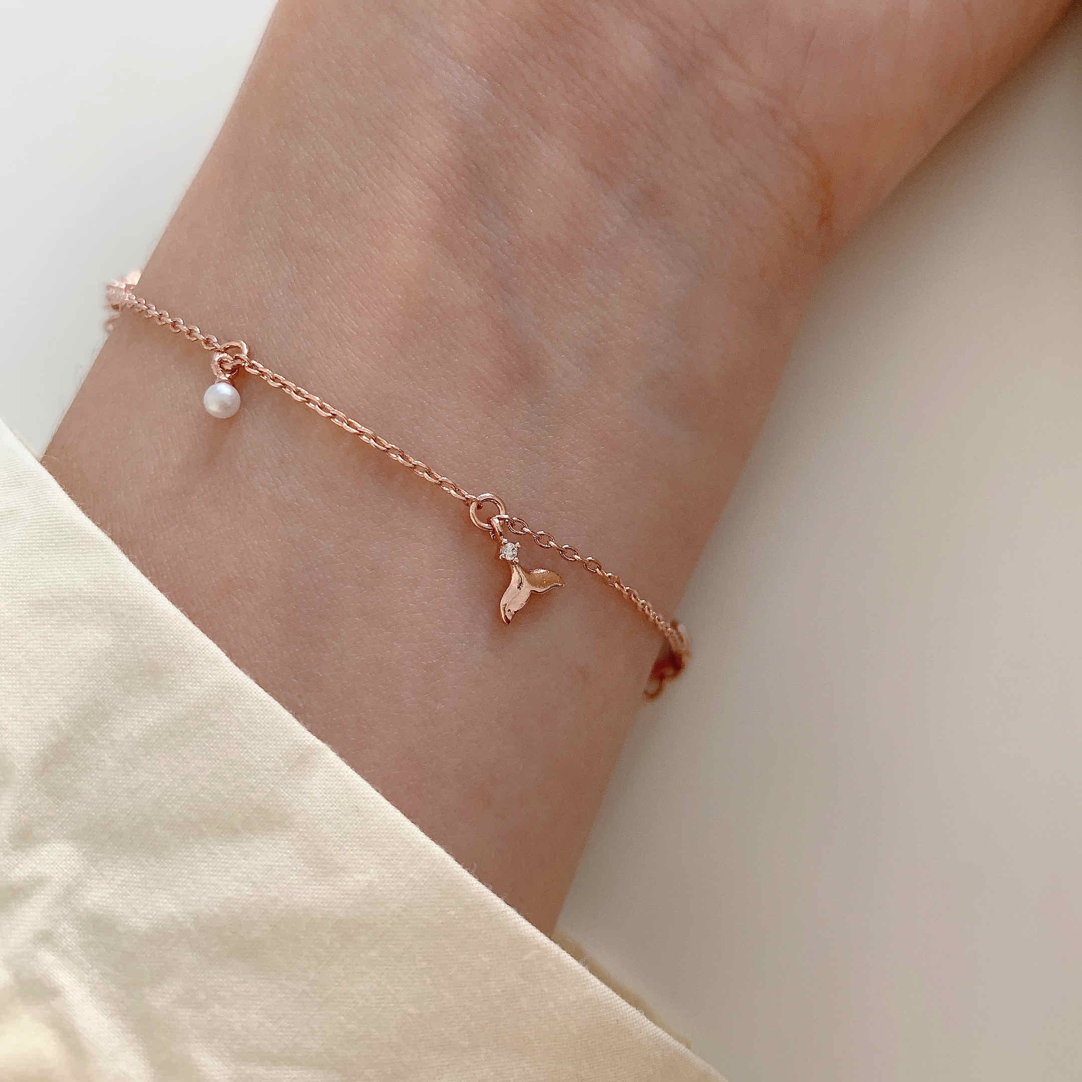 🇰🇷熱銷破百！珍珠貝殼手鍊｜3 color