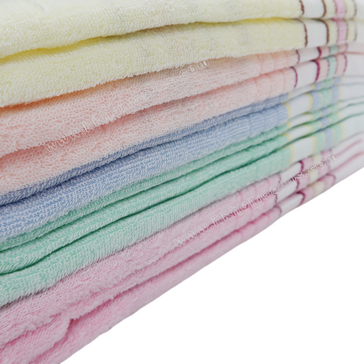 6條裝 雙船牌: 60支 純色線面巾 4366000