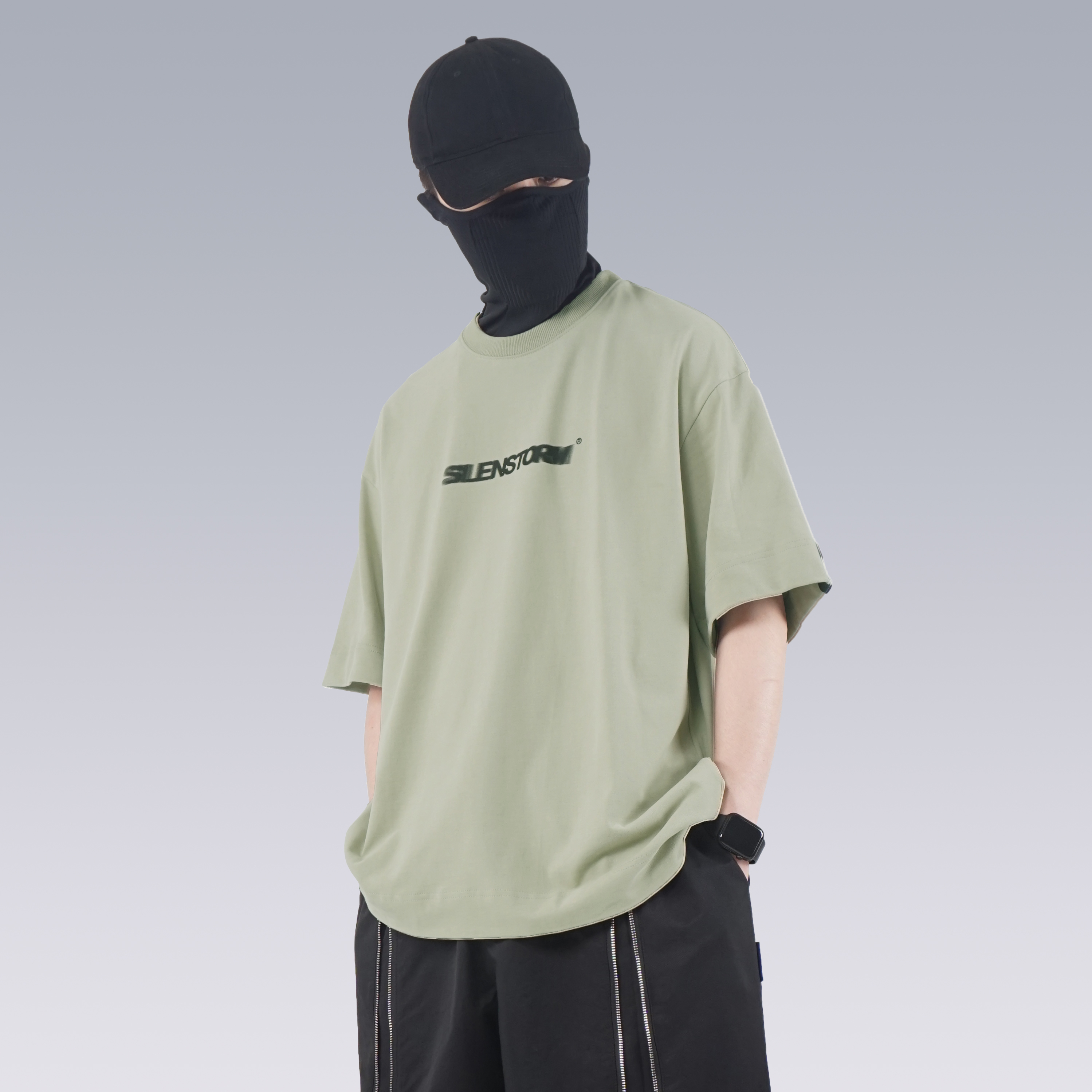 SILENSTORM 夏季三色基礎通勤圓領短袖