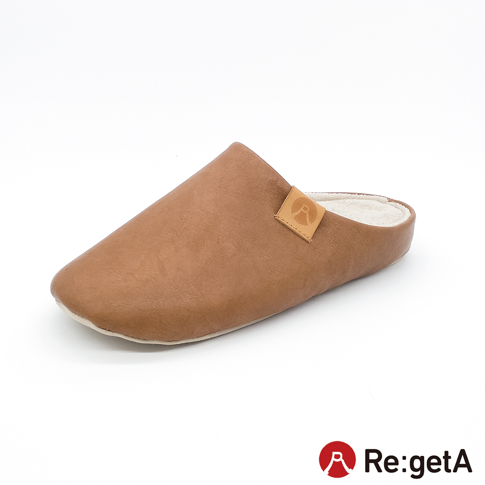 大阪樂步健康鞋Re:getA Regeppa 圓潤蓬鬆居家鞋CHR001(CAM-駝色)