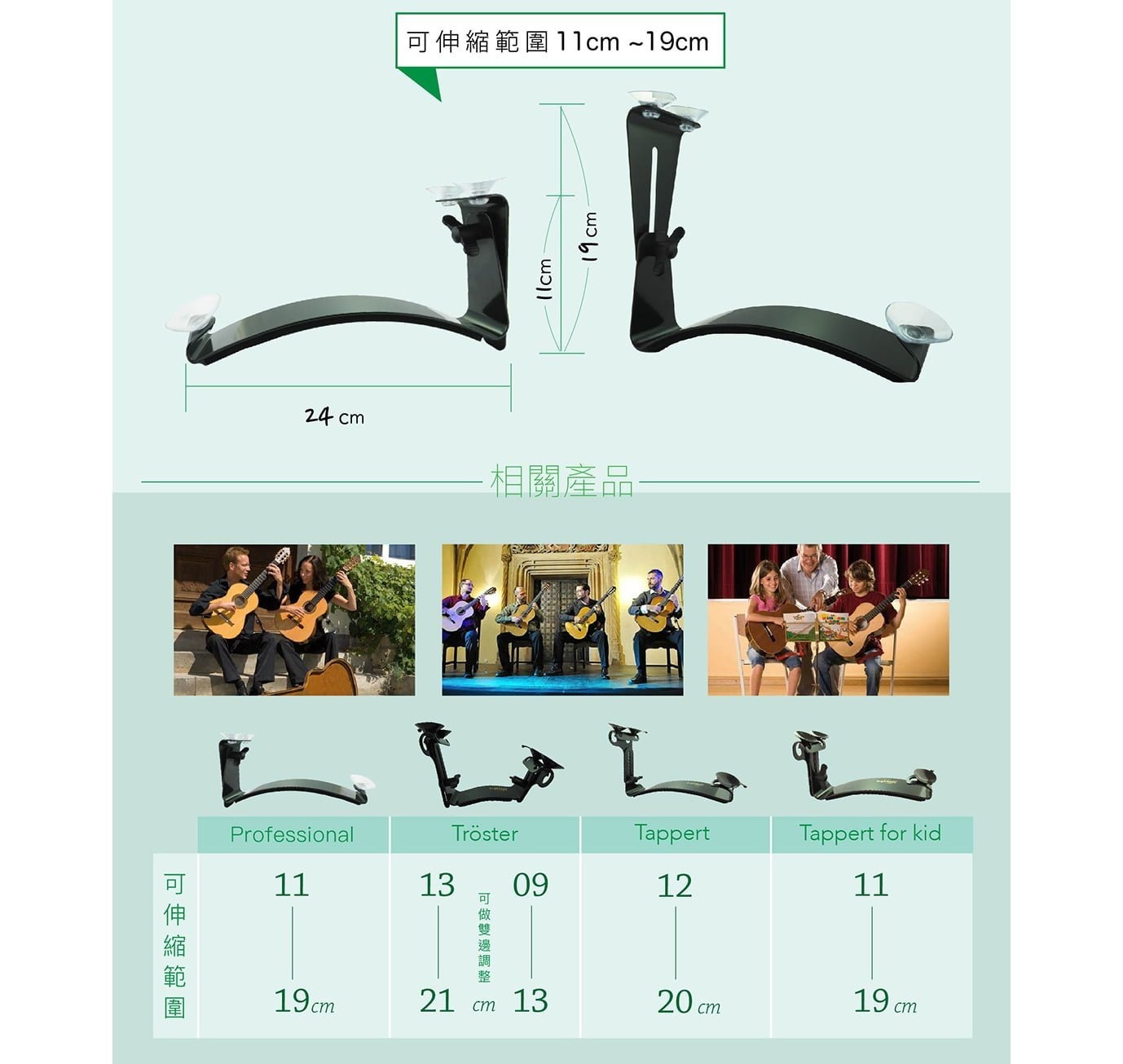 ErgoPlay Ergoplay 吉他支撐架 原創基本款 Professional 第 3 張圖片｜三峽吉他 / Bass