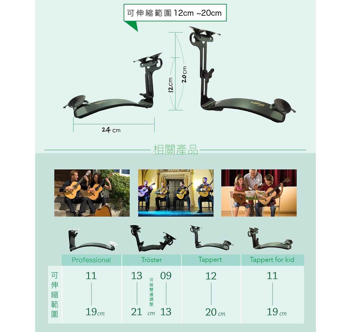 ErgoPlay Ergoplay 吉他支撐架 標準通用型款 Tappert 第 3 張圖片｜三峽吉他 / Bass