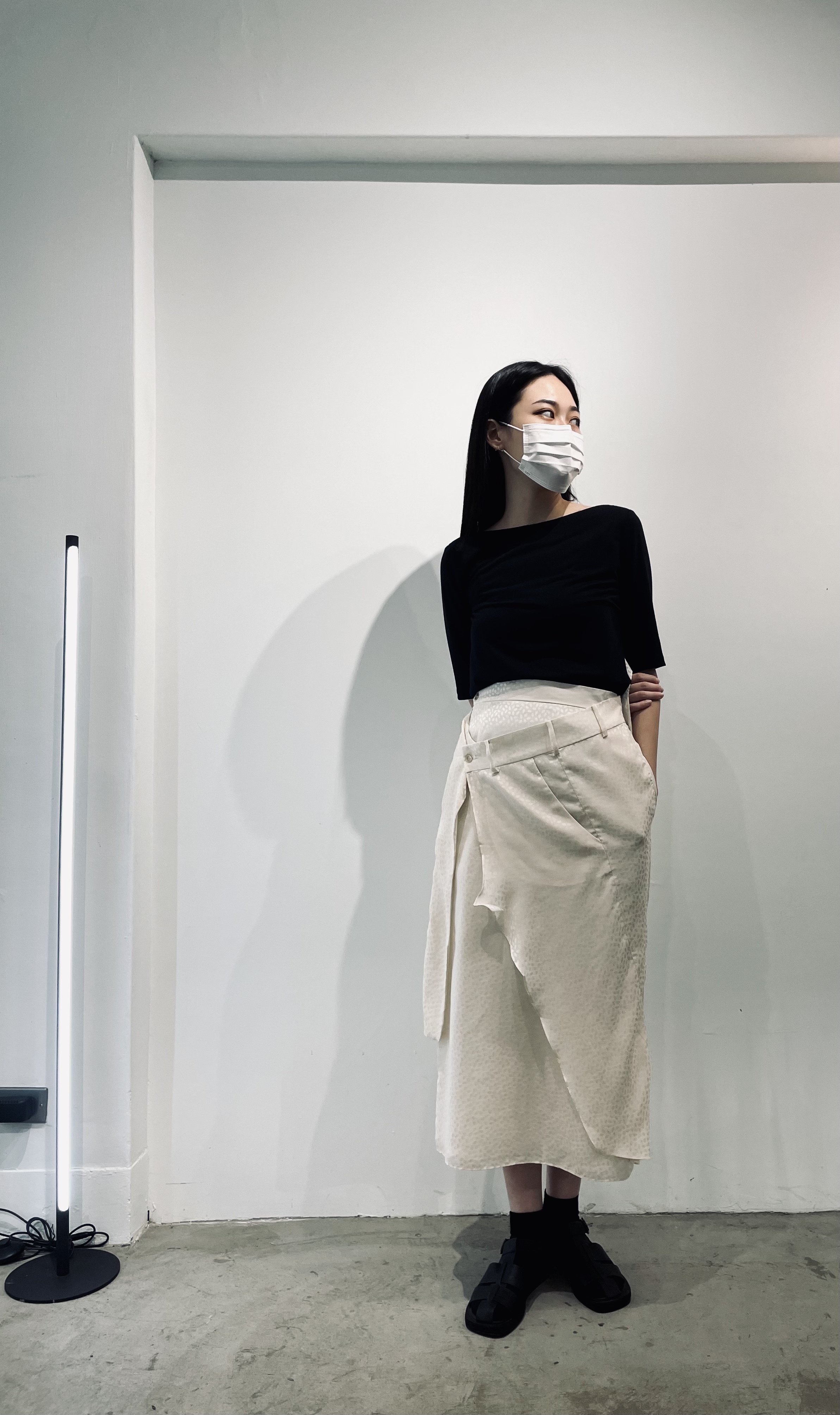 假兩件式設計長裙