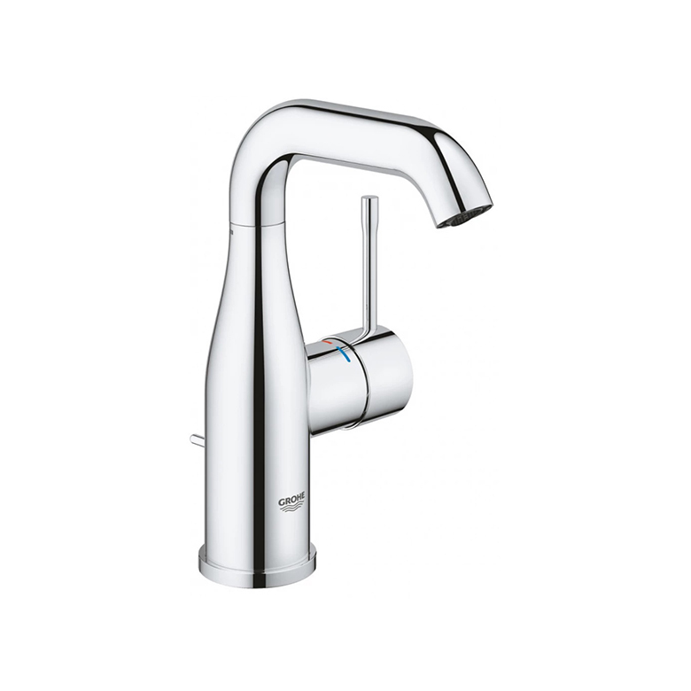 Grohe New Essence 面盆龍頭 M-size/H19.3cm-鉻| 歐洲原裝進口 | 星閃電鍍技術 | 環保省水