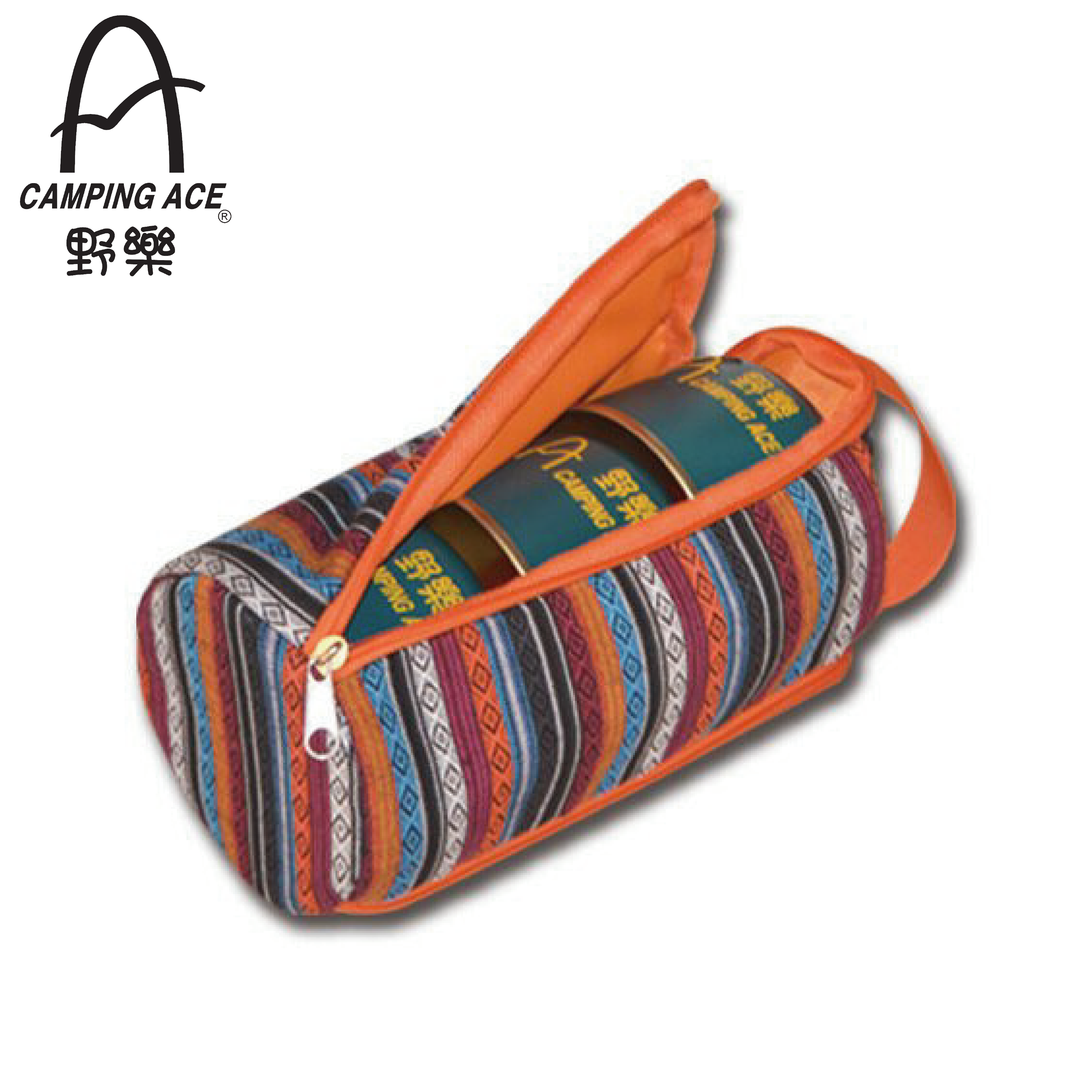 CAMPING ACE 野樂 民族風瓦斯罐收納袋 露營/登山/野炊 53CARC616