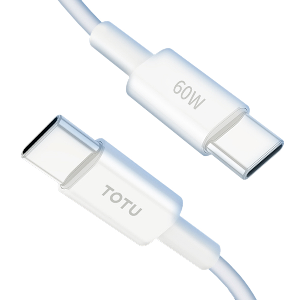 TOTU 拓途 雙Type-C/PD充電線快充線傳輸線 60W 耀系列 1M