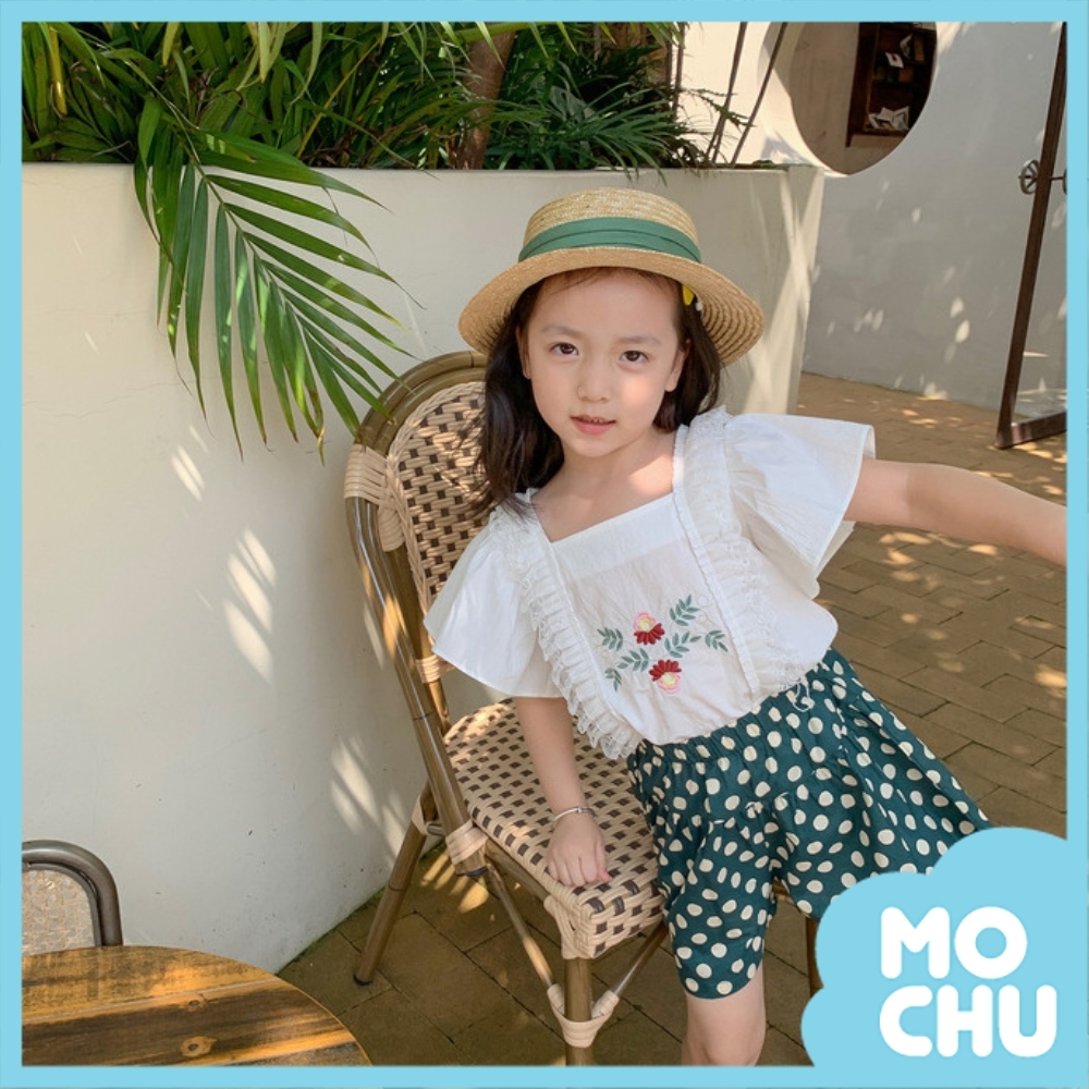 波點薄款休閒短褲(兩色)