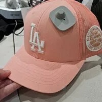 [S] MLB 32CPMB111-07P CIRCLE STAMP LA DODGERS, PEACH, 8809735228169 (SMLB47)