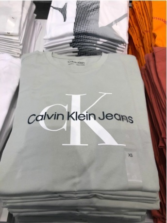[S] CALVIN KLEIN MONOGRAM LOGO TEE, GREY, , SP40574072-40813DP280 (SCK48)