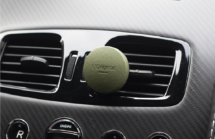 L'Original London皇家小羊皮車用香氛禮盒-賽車綠