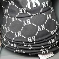 [S] MLB NINGNING MONOGRAM DIA BUCKET HAT,BLACK, 3AHTM032NK0001-50BKS (SMLB58)