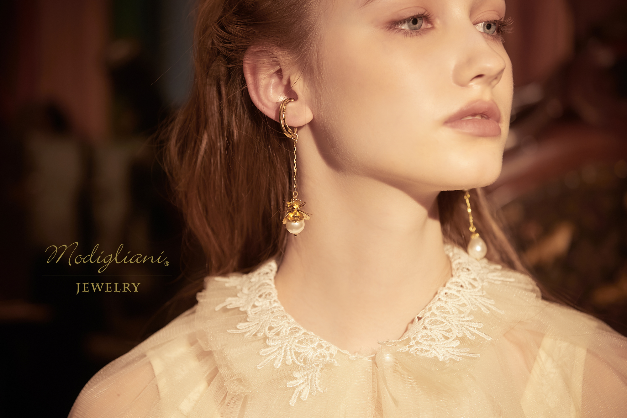 黃銅飾品, 耳環, 飾品, 黃銅, 耳夾,耳掛,水晶珍珠,母貝珠,花草,氣質