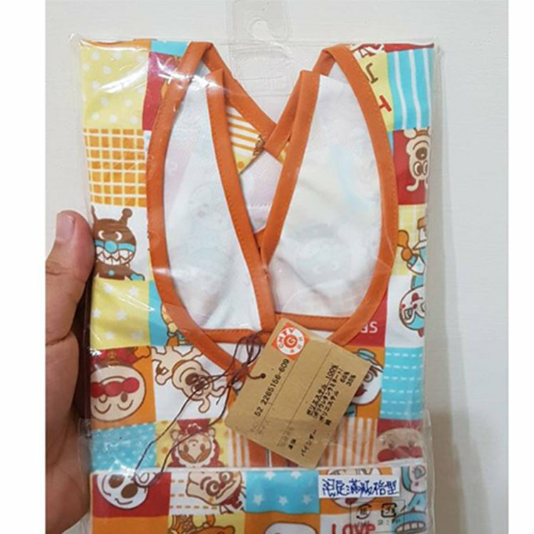 日本麵包超人 限定滿版格型 防水圍兜