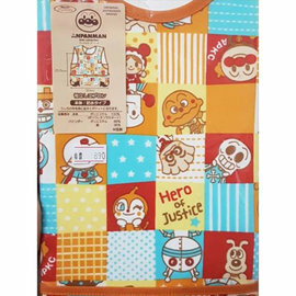 日本麵包超人 限定滿版格型 防水圍兜