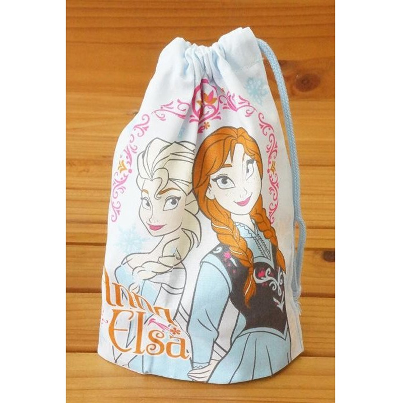 日本 DISNEY 冰雪奇緣 FROZEN 收納小束口袋/小物袋