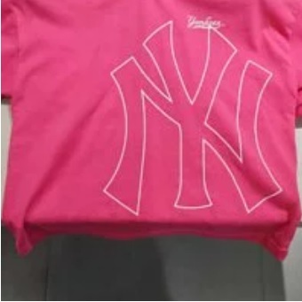 [S] MLB KIDS MEGA LOGO NEW YORK YANKEES,PINK, 71TSST131-50P [FINAL SALE] (SMLB73)