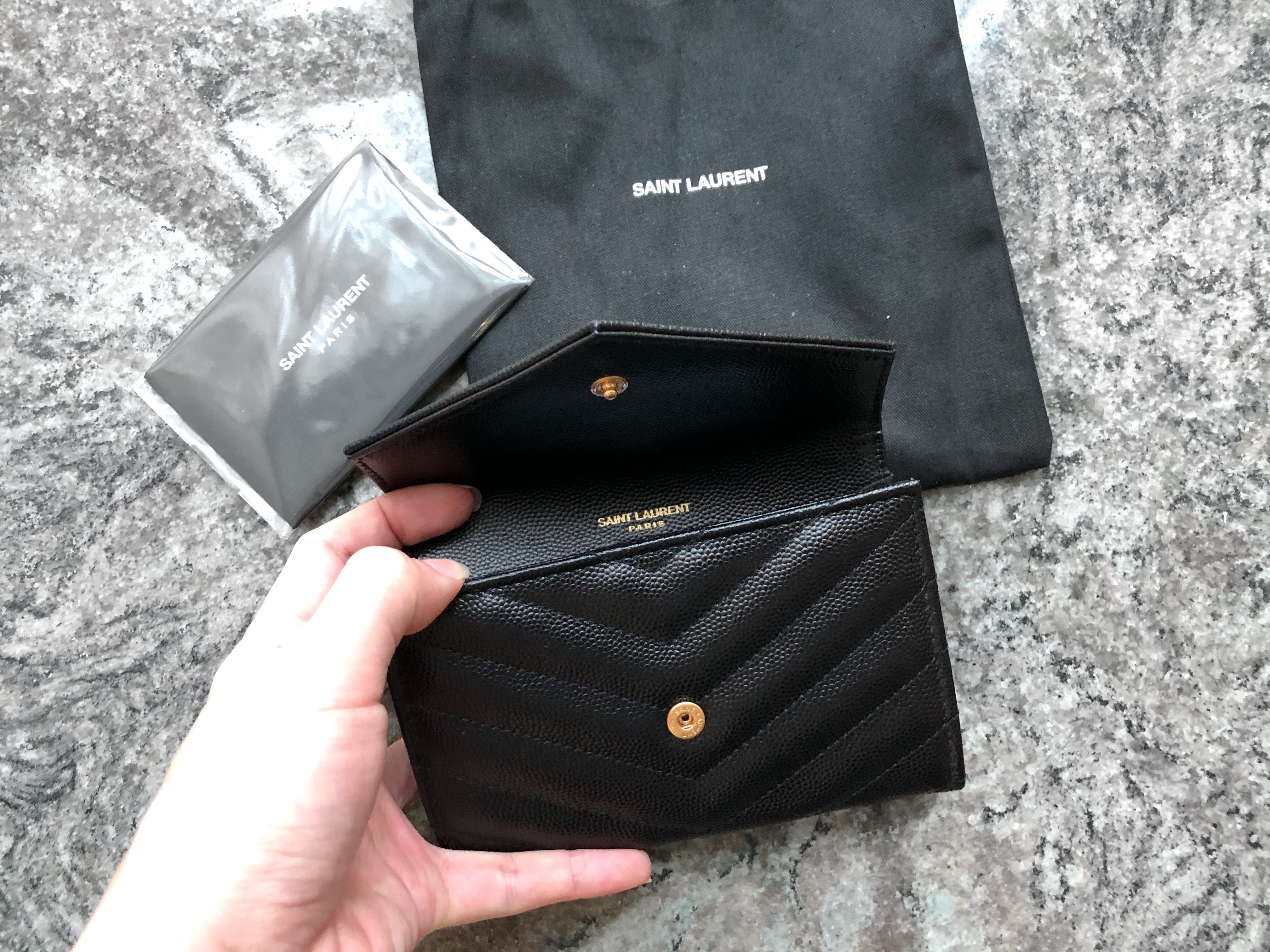 YSL Cassandre Small Envelope Wallet