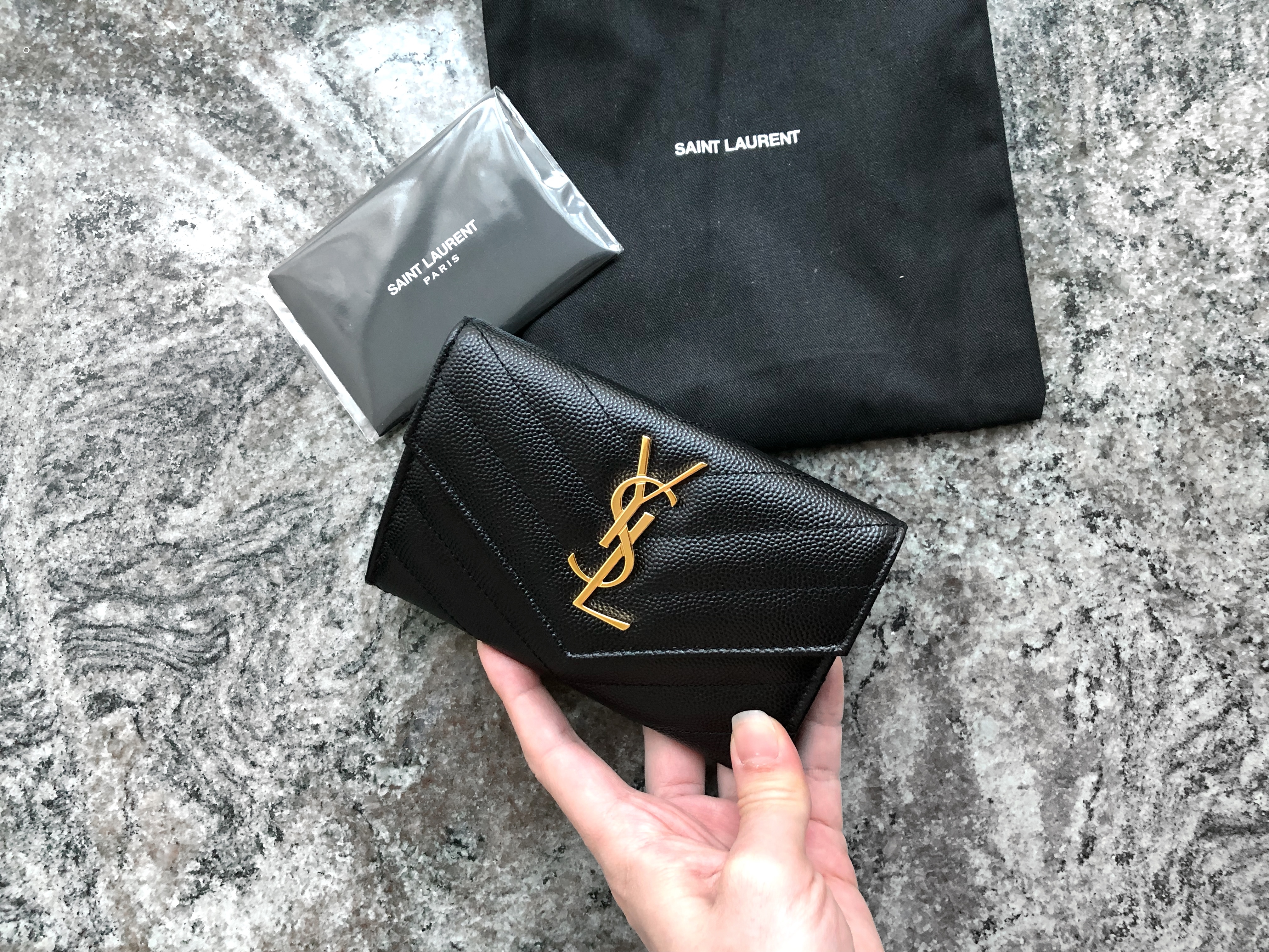 YSL Cassandre Small Envelope Wallet