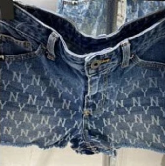 [S] MLB GRADIENT SHORT PANTS,BLUE, 31DPW4131-50U (SMLB76)